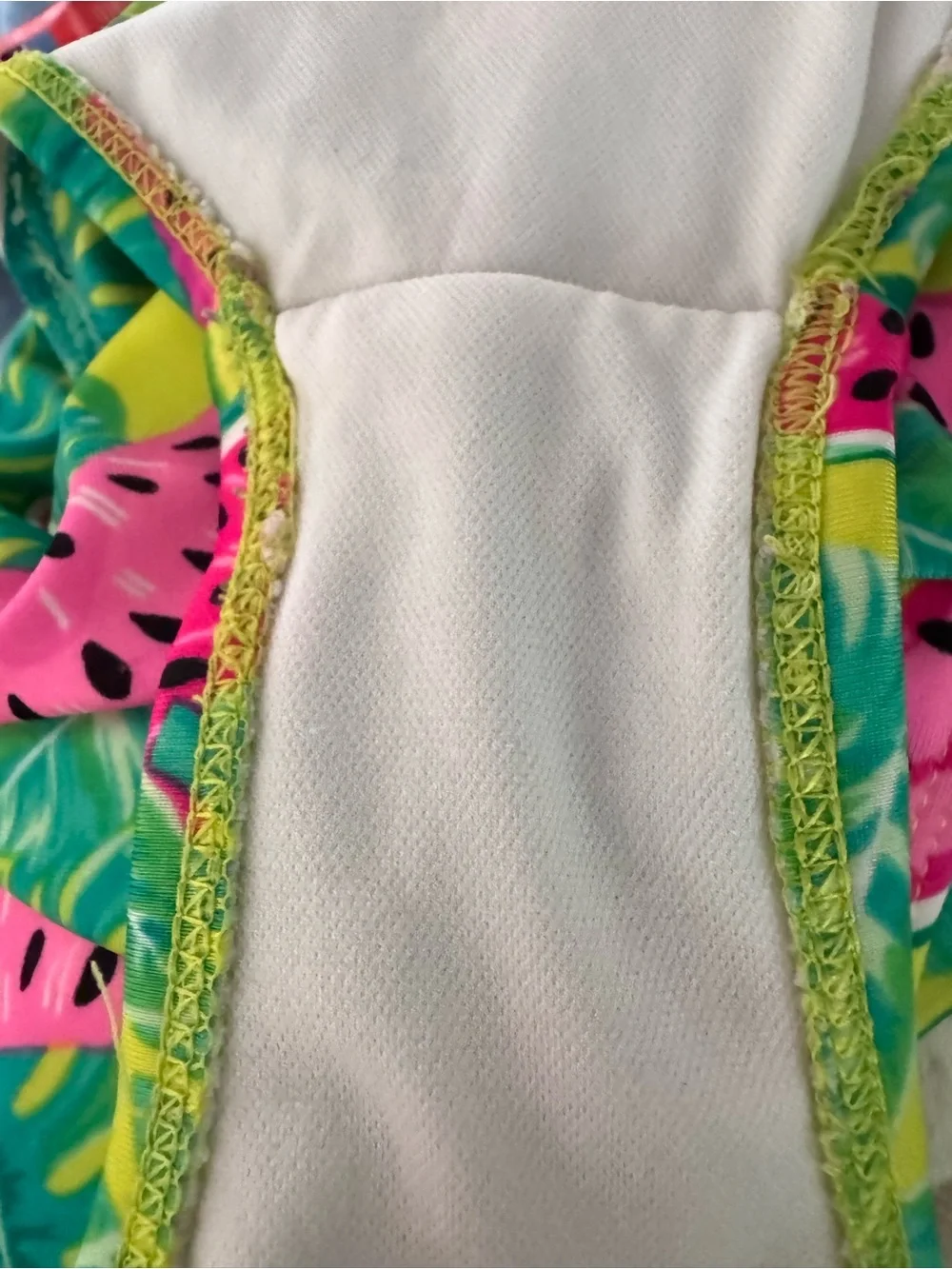 Cat & Jack Rashguard Swimsuit Watermelon Short Sleeve - Pink Green Girls Beach